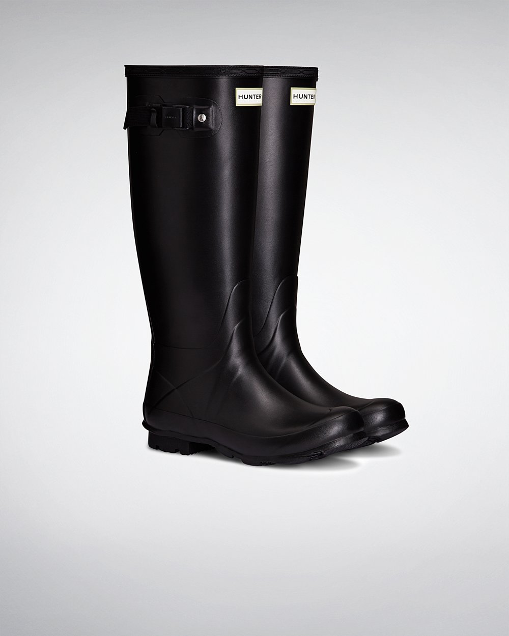 Hunter Mujer Norris Field Neoprene Lined - Botas de Lluvia Negras - 017-YTAKXI